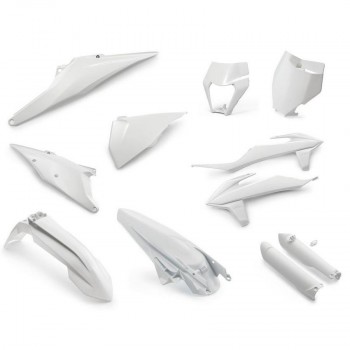 Kit plasticos KTM EXC 2020-2022, SX 2019-2023 blancos