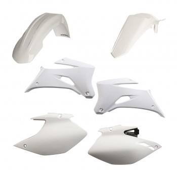 Kit plasticos Yamaha WR250F 2007-2013, WR450F 2007-2011 blancos