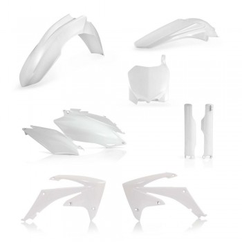 Kit plasticos Honda CRF250R 2011-2013, CRF450R 2011-2012 blancos