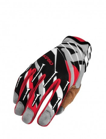 Guantes Acerbis MX2 2017 Negro-Rojo Talla L