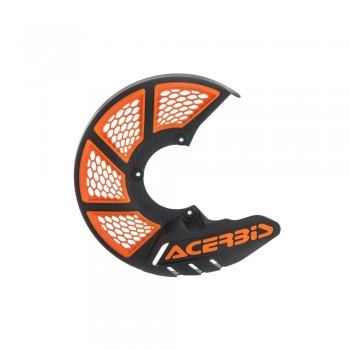 Protector disco freno del. Acerbis X-Brake negro-naranja