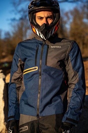 Chaqueta Acerbis Enduro-ONE Azul-Gris