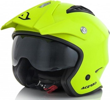 Casco Acerbis Jet Aria amarillo fluor talla XL