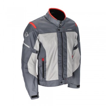 Chaqueta Acerbis Ramsey man Vented Gris-Rojo CE