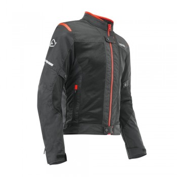 Chaqueta Acerbis Ramsey man Vented Negro-Rojo CE