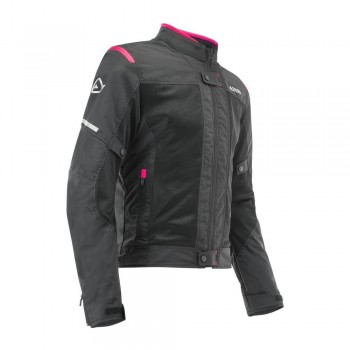 Chaqueta Acerbis Ramsey lady Vented Negro-Rosa CE