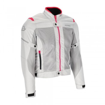 Chaqueta Acerbis Ramsey lady Vented Gris-Rosa CE