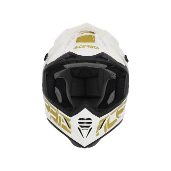 Casco Acerbis X-Track Blanco-Oro talla S