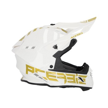 Casco Acerbis X-Track Blanco-Oro talla S