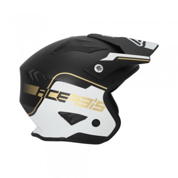 Casco Acerbis Jet Aria Blanco-Negro-Oro