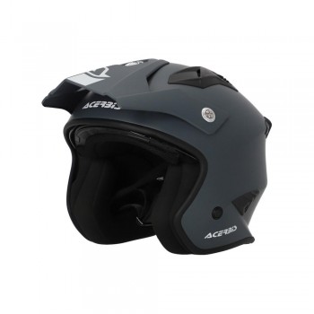 Casco Acerbis Jet Aria Gris oscuro mate