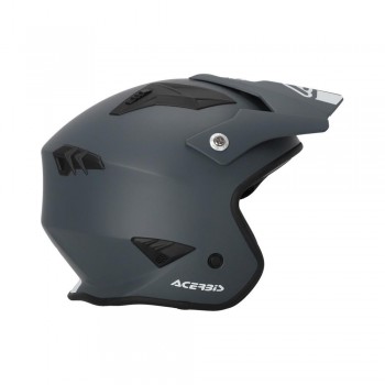 Casco Acerbis Jet Aria Gris oscuro mate