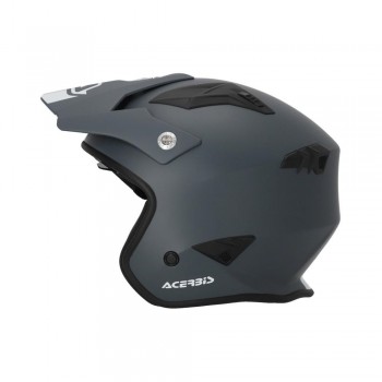 Casco Acerbis Jet Aria Gris oscuro mate