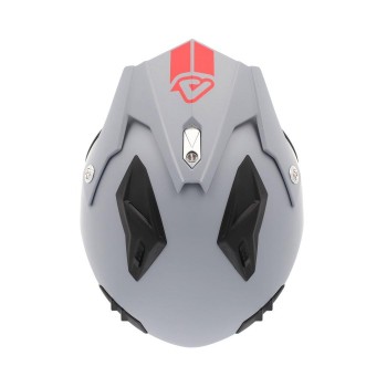 Casco Acerbis Jet Aria Gris claro mate