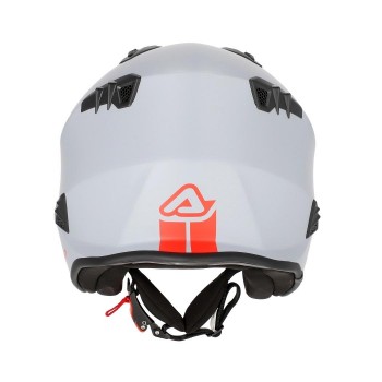 Casco Acerbis Jet Aria Gris claro mate