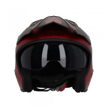 Casco Acerbis Jet Aria Metallic Rojo