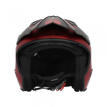 Casco Acerbis Jet Aria Metallic Rojo