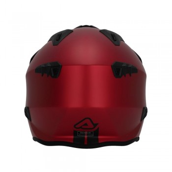 Casco Acerbis Jet Aria Metallic Rojo