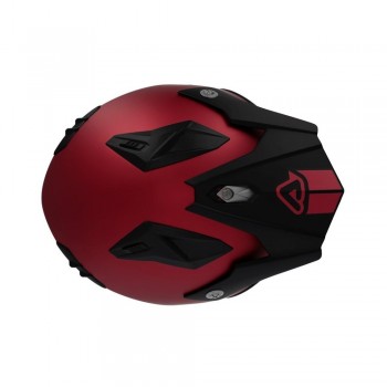 Casco Acerbis Jet Aria Metallic Rojo