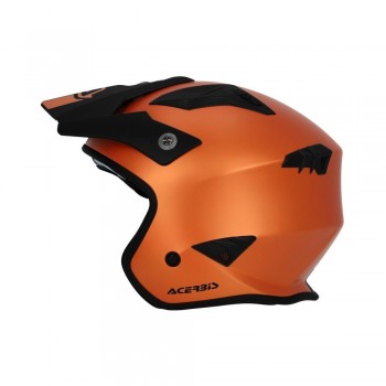 Casco Acerbis Jet Aria Metallic Naranja