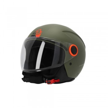 Casco Acerbis Jet Brezza Verde militar mate