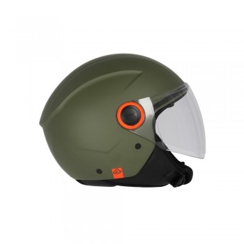 Casco Acerbis Jet Brezza Verde militar mate