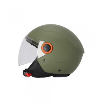 Casco Acerbis Jet Brezza Verde militar mate