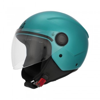 Casco Acerbis Jet Brezza Metallic Turquesa