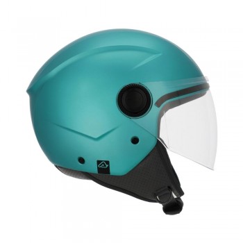 Casco Acerbis Jet Brezza Metallic Turquesa