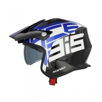 Casco Acerbis Jet Aria Graphic Negro-Azul