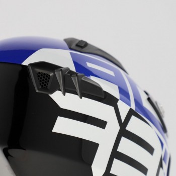 Casco Acerbis Jet Aria Graphic Negro-Azul