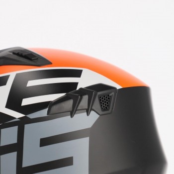 Casco Acerbis Jet Aria Graphic Naranja fluor-Negro