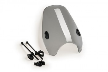 Cupula Puig Custom II universal para faro redondo ahumado