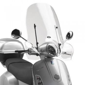 Parabrisas Vespa GTS 125/250/300 2006-2022 , LX 50-125 2005-2014 Givi transparente