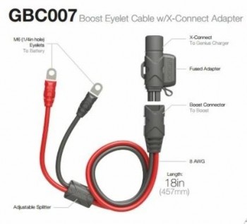 Cable alargador NOCO Eyelet y X-Connect 36cm