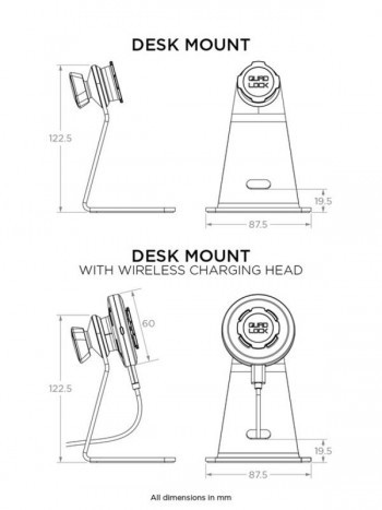 Soporte sobremesa para smartphone QUAD LOCK