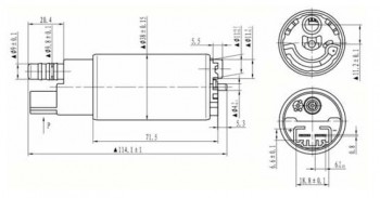 Bomba gasolina BMW F650, G650, K1200, R1200GS, Suzuki Burgman 400/650, SYM HD 200  RMS