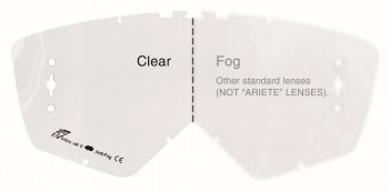 Cristal gafas Ariete doble transparente