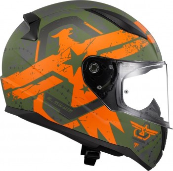 Casco LS2 FF353 Rapid II Thunderbirds Naranja mate talla L