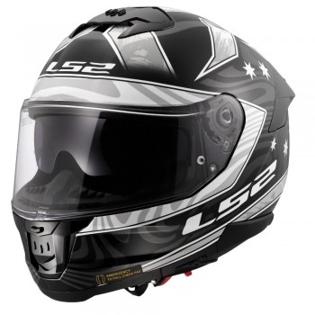 Casco LS2 FF808 Stream II Galdam Negro-Blanco