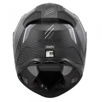 Casco LS2 FF811 Vector II Carbon Grid Negro-Gris