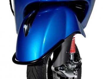 Defensa guardabarros delantero Vespa GTS, GTV 125/250/300 / Super 2005-2022 negro mate