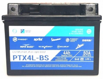 Bateria YTX4L-BS Piaggio original