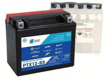 Bateria YTX12-BS Piaggio Sin Mantenimiento