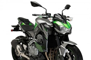 Alerones downforce laterales naked Kawasaki Z900 2017-2019 verdes