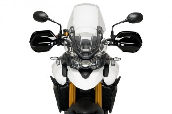 Extensiones paramanos original Triumph Tiger 850 Sport 2020-2024, Tiger 900 /GT 2020-2024 negras