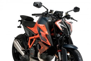 Alerones downforce laterales naked KTM 1290 SuperDuke R 2020-2024 naranjas