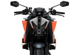 Alerones downforce laterales naked KTM 1290 SuperDuke R 2020-2024 naranjas