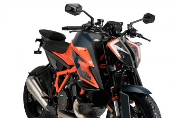 Alerones downforce laterales naked KTM 1290 SuperDuke R 2020-2024 naranjas