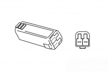 Instalacion alargo luz portamatriculas Suzuki GSX-S 750/950/1000, SV650  cable 180mm